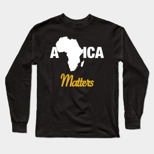 black Africa Matters Long Sleeve T-Shirt